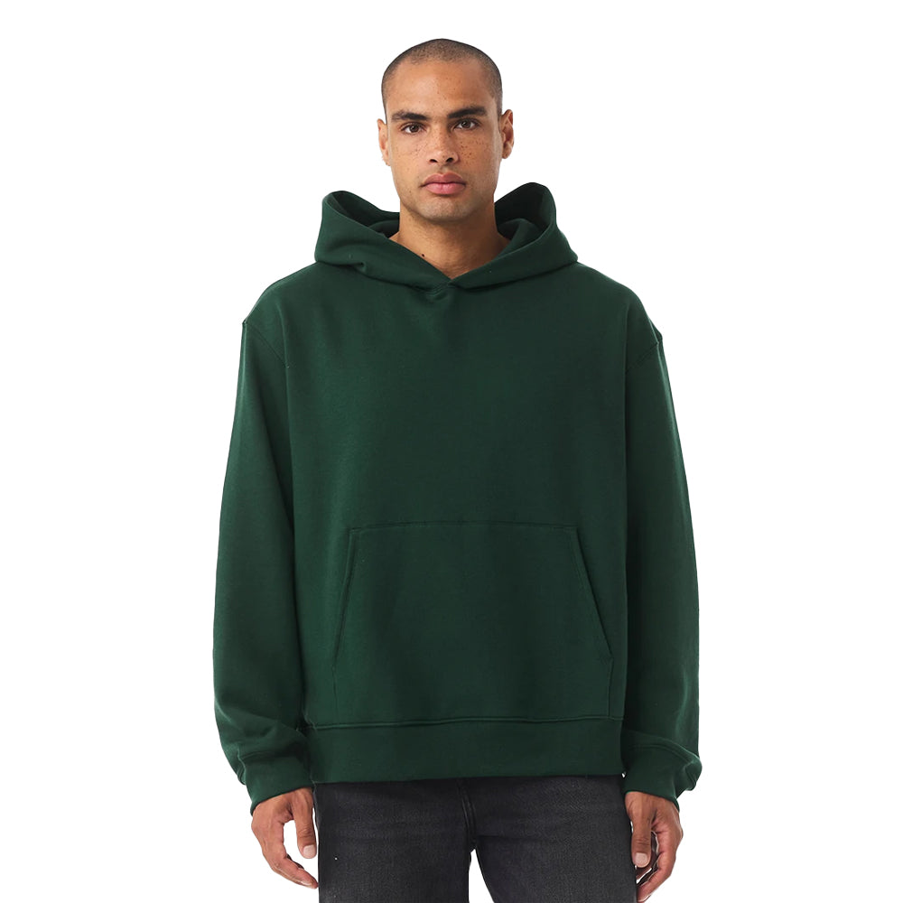 Forest Green - Side - Canvas Unisex Adult Heavyweight Hoodie