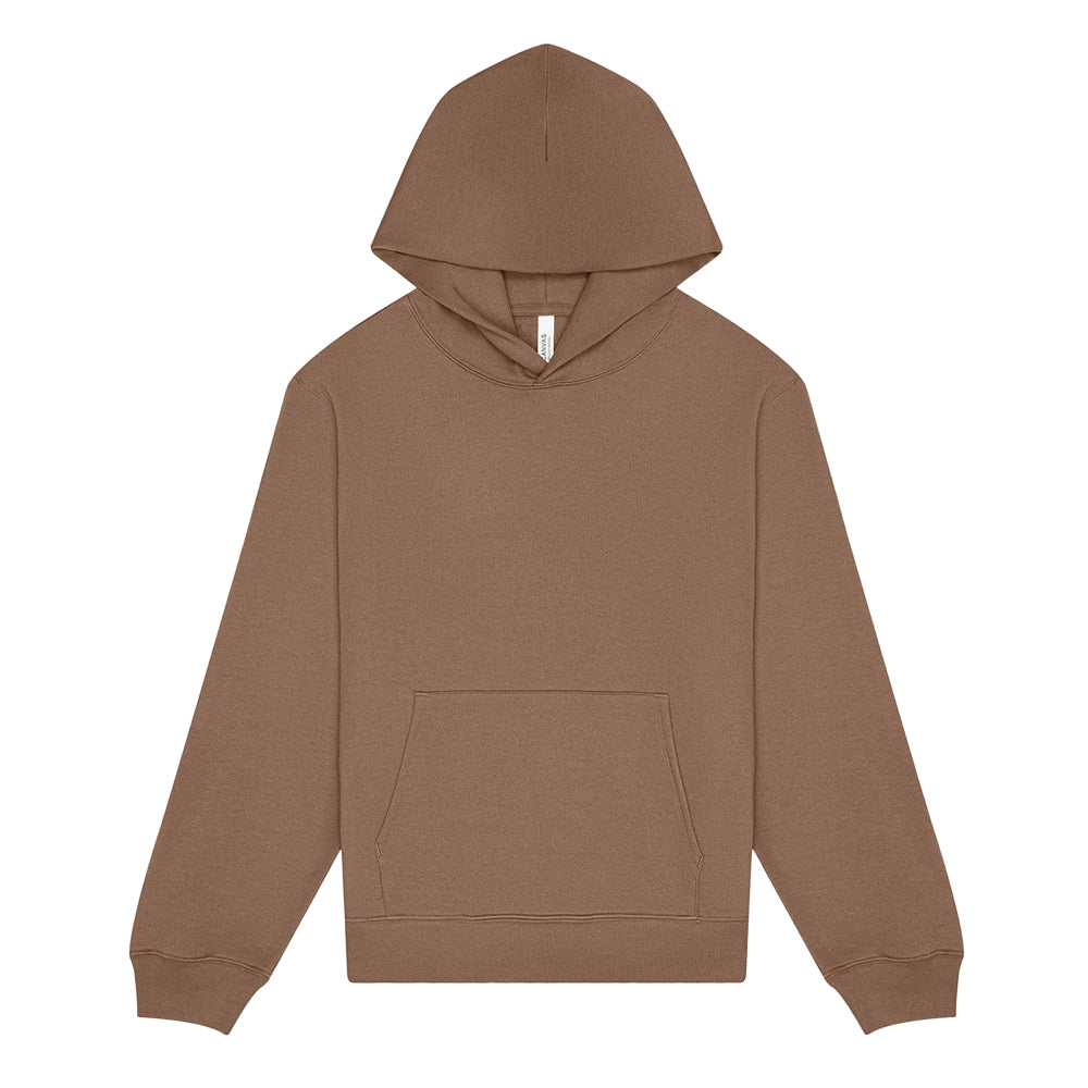 Vintage Brown - Front - Canvas Unisex Adult Heavyweight Hoodie