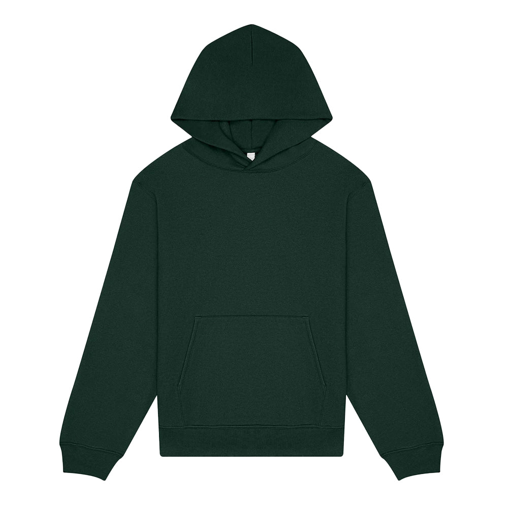 Forest Green - Front - Canvas Unisex Adult Heavyweight Hoodie