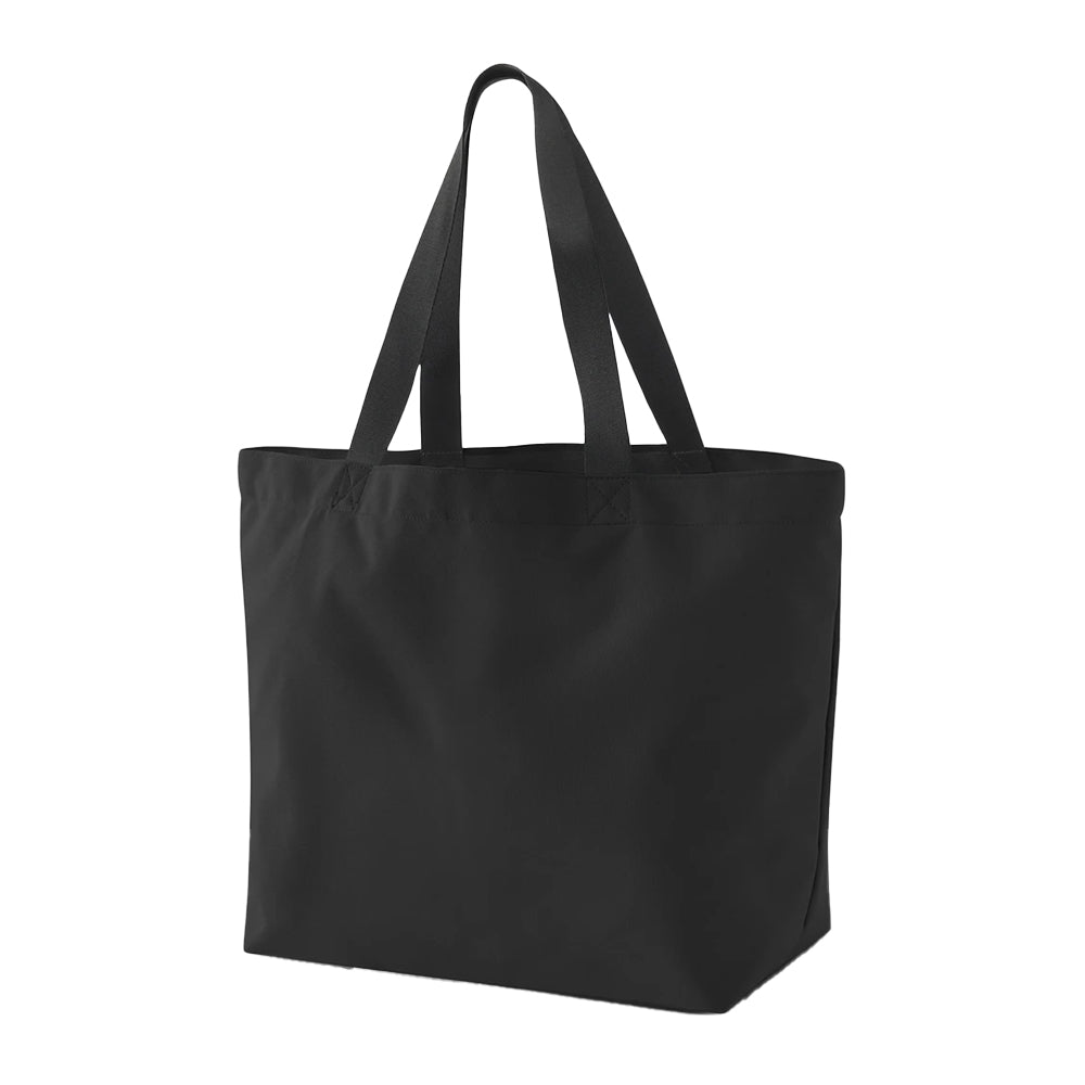 Black - Back - Bagbase Original Plain Tote Bag
