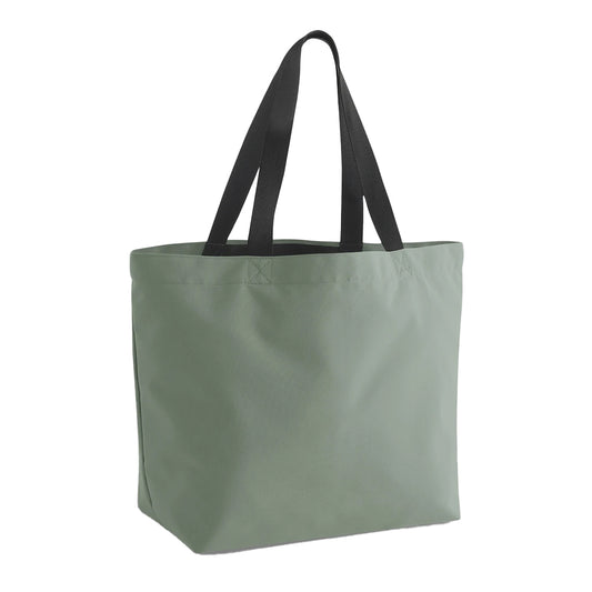 Dusty Green - Front - Bagbase Original Plain Tote Bag