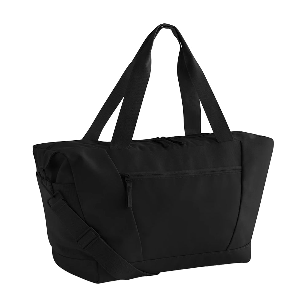Black - Front - Bagbase Circuits Duffle Bag