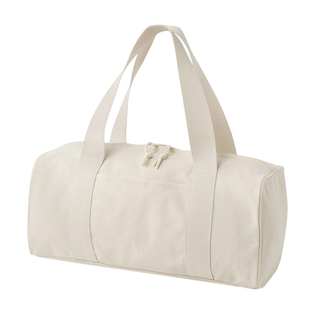 Natural - Back - Bagbase Edit Canvas Duffle Bag