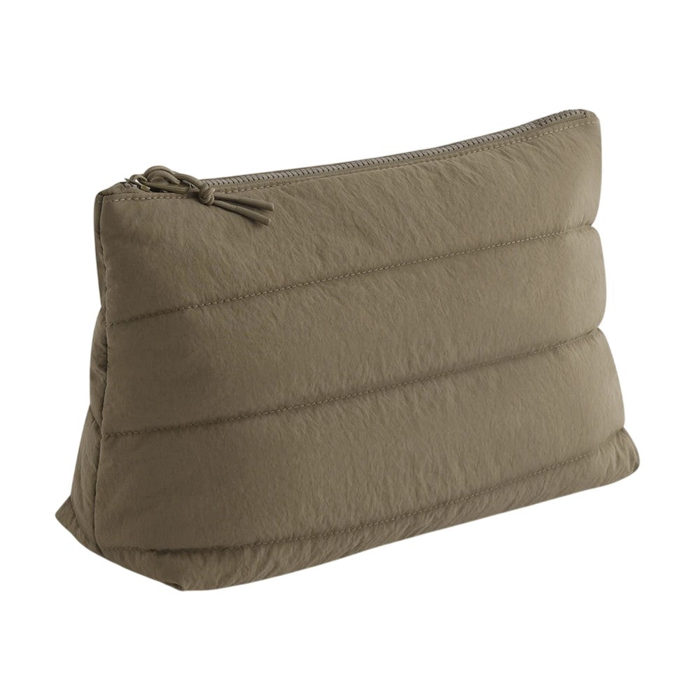 Earthy Green - Front - Bagbase Quilted Accessory Bag