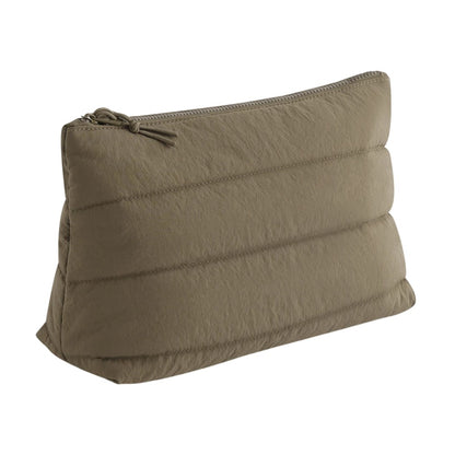 Earthy Green - Front - Bagbase Quilted Accessory Bag
