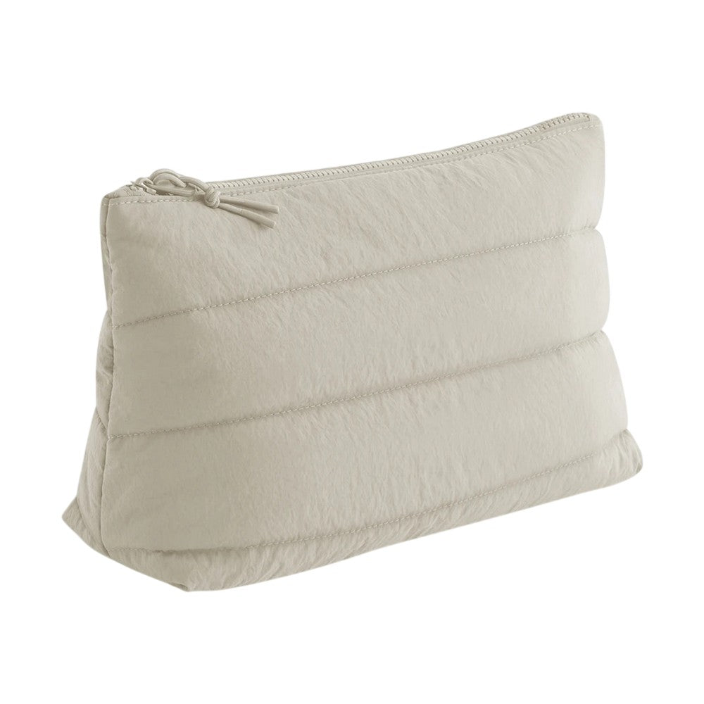 Natural Stone - Front - Bagbase Quilted Accessory Bag