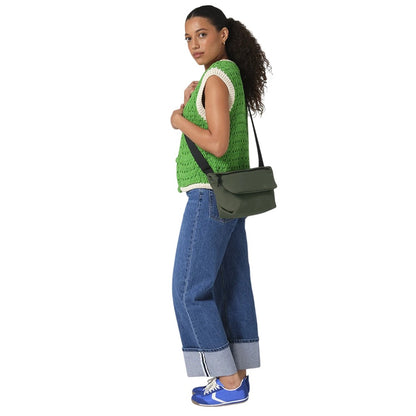 Pine Green - Back - Bagbase Minimal Lifestyle Mini Messenger Bag