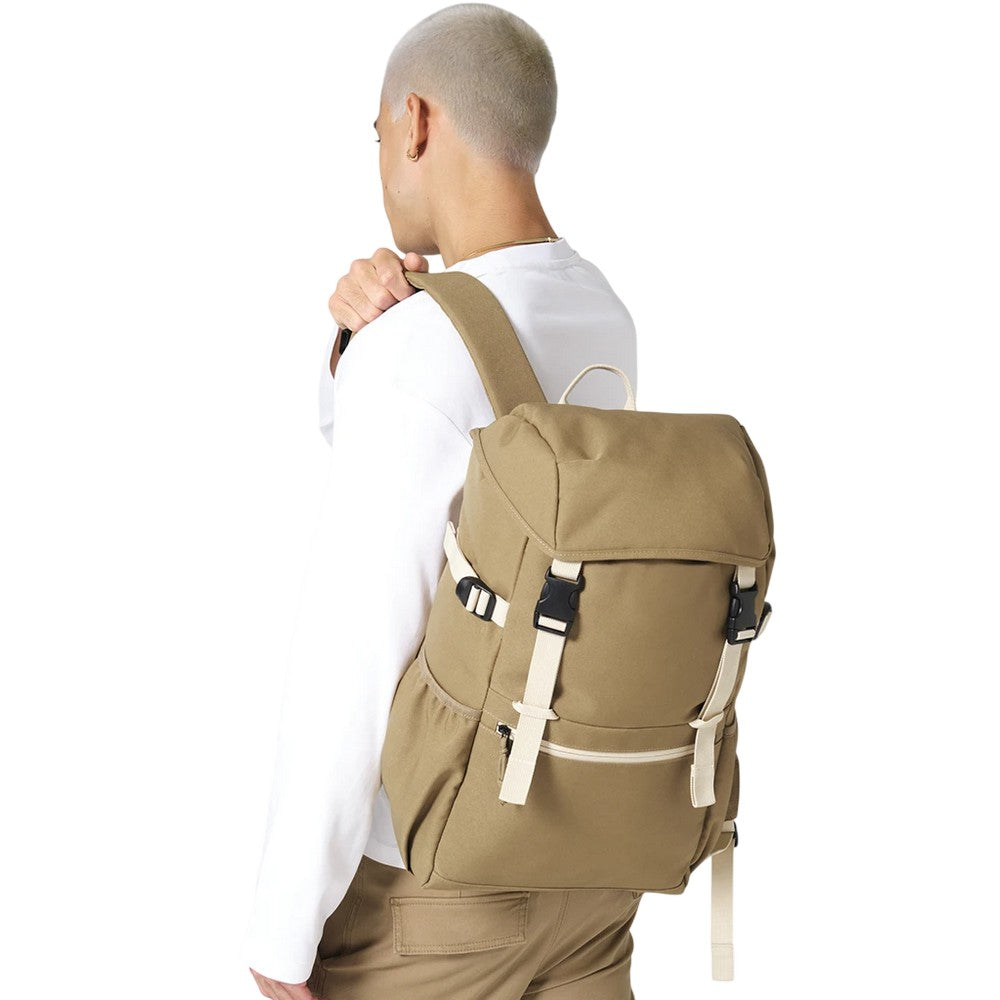 Desert Sand - Back - Bagbase Ramble Recycled Polyester 18L Backpack