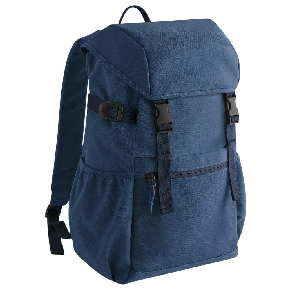 Steel Blue - Front - Bagbase Ramble Recycled Polyester 18L Backpack