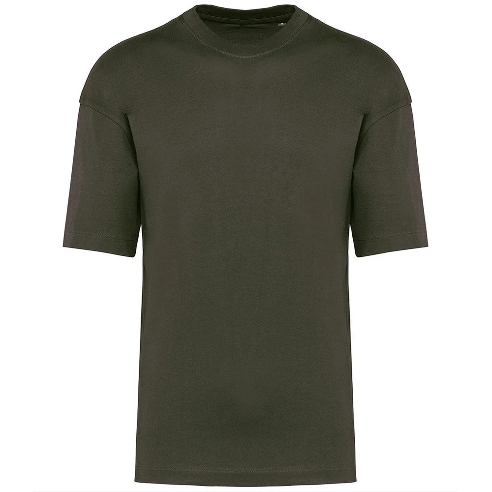 Khaki - Front - Kariban Unisex Adult Oversized T-Shirt