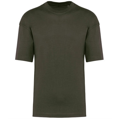 Khaki - Front - Kariban Unisex Adult Oversized T-Shirt