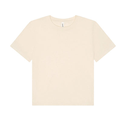 Natural - Front - Bella + Canvas Womens-Ladies Heavy Boxy T-Shirt
