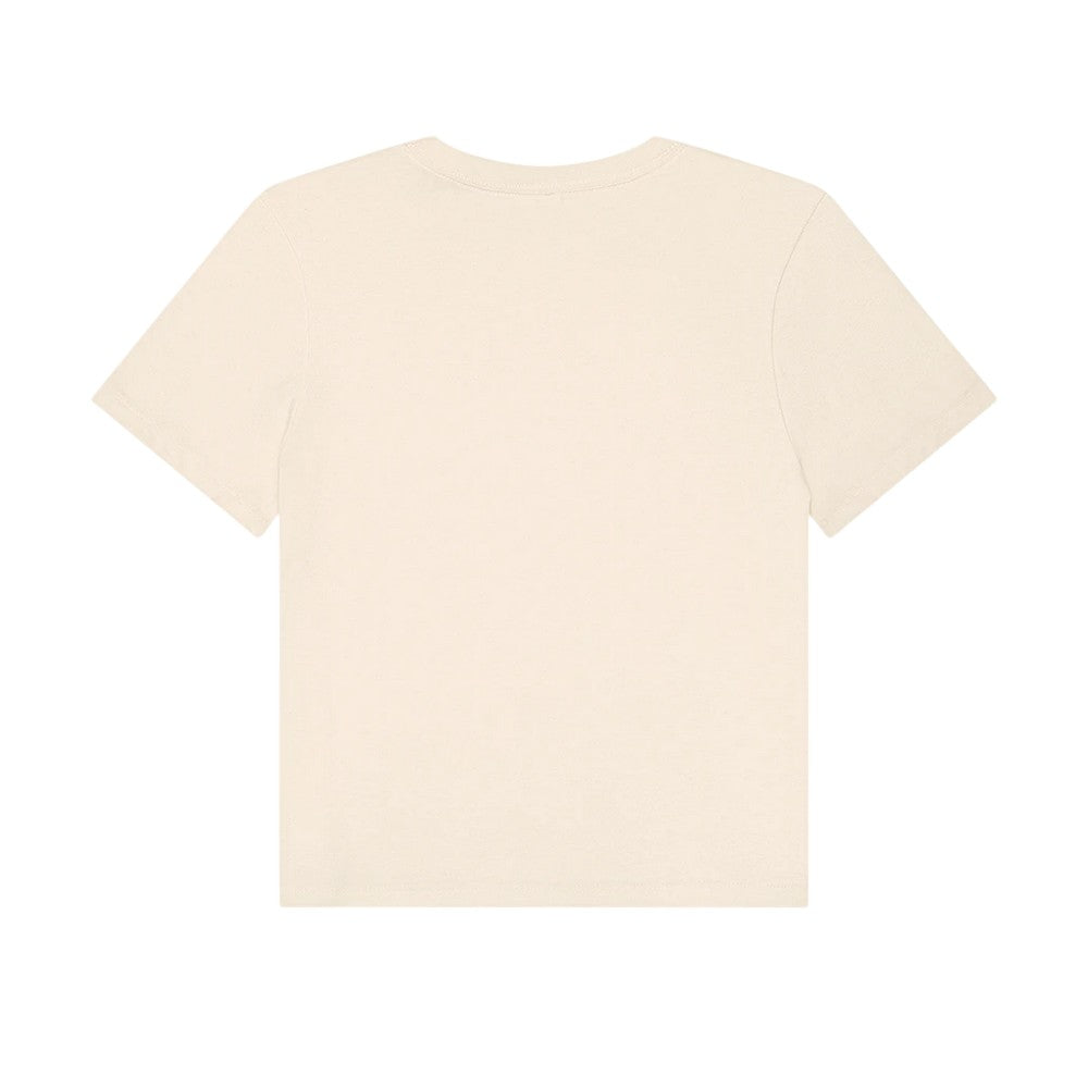 Natural - Back - Bella + Canvas Womens-Ladies Heavy Boxy T-Shirt