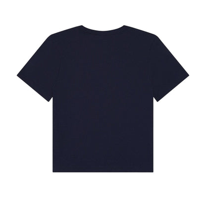 Navy - Back - Bella + Canvas Womens-Ladies Heavy Boxy T-Shirt