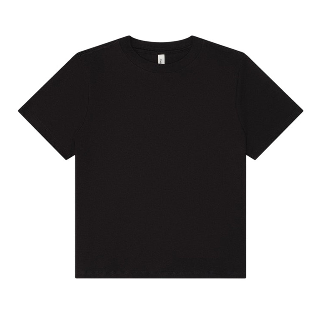Vintage Black - Front - Bella + Canvas Womens-Ladies Heavy Boxy T-Shirt