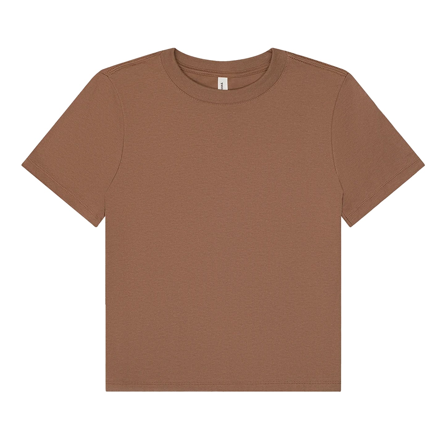 Vintage Brown - Front - Bella + Canvas Womens-Ladies Heavy Boxy T-Shirt