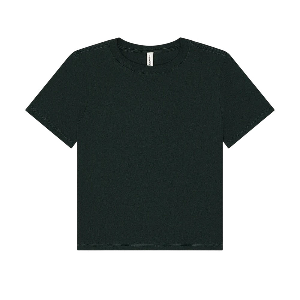Forest Green - Front - Bella + Canvas Womens-Ladies Heavy Boxy T-Shirt