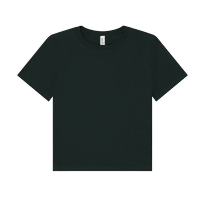 Forest Green - Front - Bella + Canvas Womens-Ladies Heavy Boxy T-Shirt