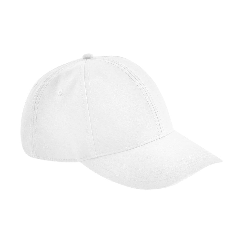 White - Front - Beechfield Lifestyle Water Resistant Baseball Cap