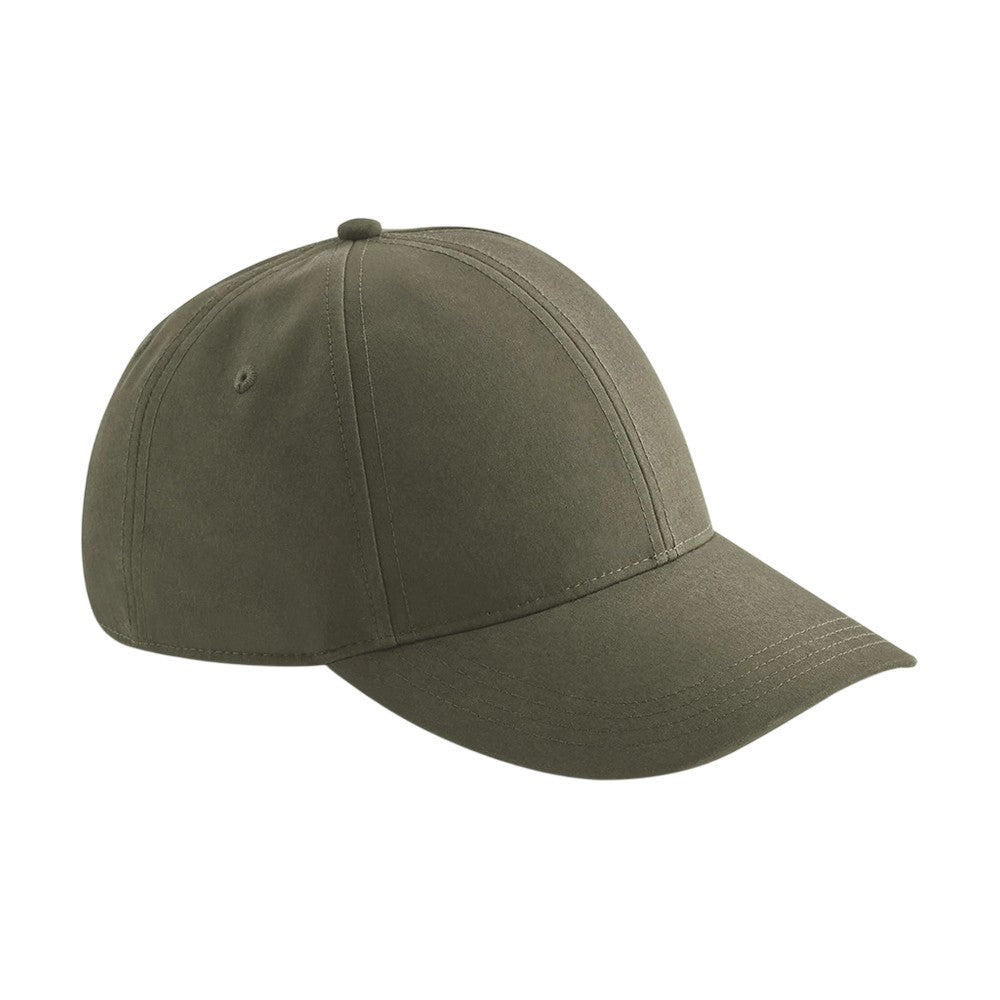 Olive Green - Front - Beechfield Lifestyle Water Resistant Baseball Cap