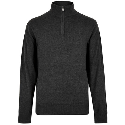 Graphite Grey - Front - Kustom Kit Mens Arundel Quarter Zip Regular Sweatshirt