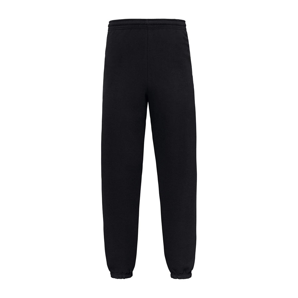 Black - Front - Fruit of the Loom Unisex Adult Iconic Premium Jogging Bottoms
