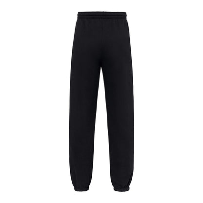 Black - Back - Fruit of the Loom Unisex Adult Iconic Premium Jogging Bottoms