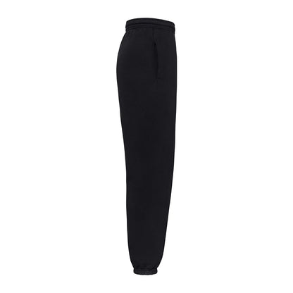 Black - Side - Fruit of the Loom Unisex Adult Iconic Premium Jogging Bottoms