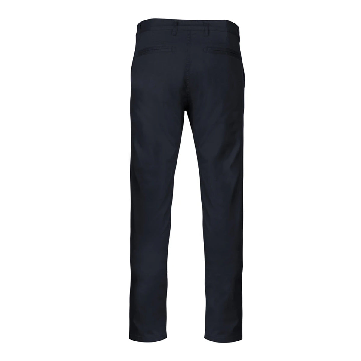 Dark Navy - Back - Kariban Mens Plain Modern Chinos