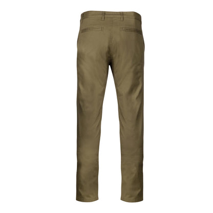 Light Khaki - Back - Kariban Mens Plain Modern Chinos