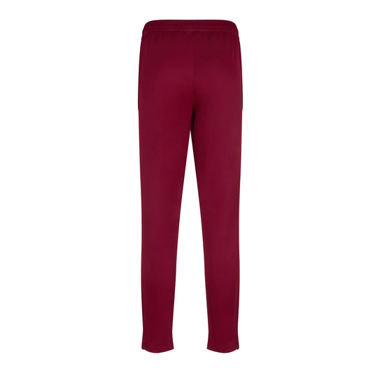 Burgundy - Front - Finden & Hales Mens Knitted Tracksuit Bottoms