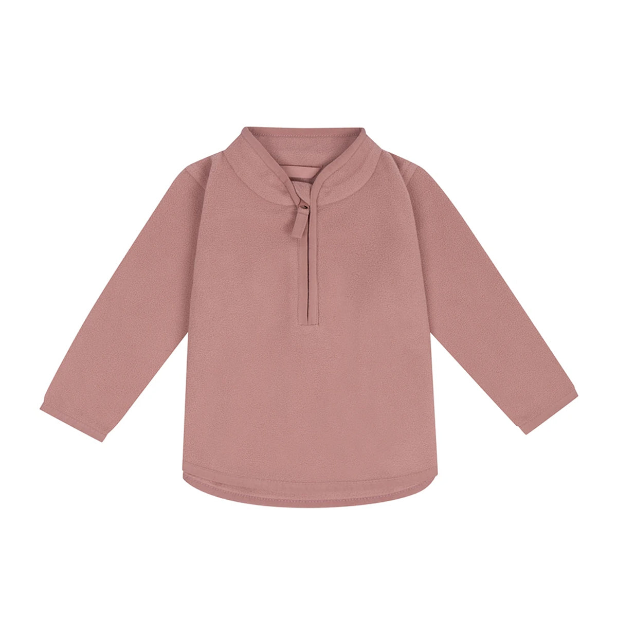 Soft Pink - Front - Larkwood Childrens-Kids Lightweight Half Zip Fleece