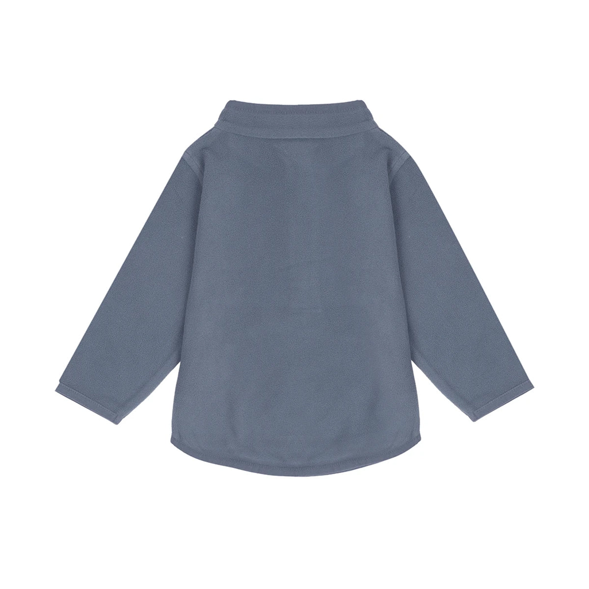 Stone Blue - Back - Larkwood Childrens-Kids Lightweight Half Zip Fleece