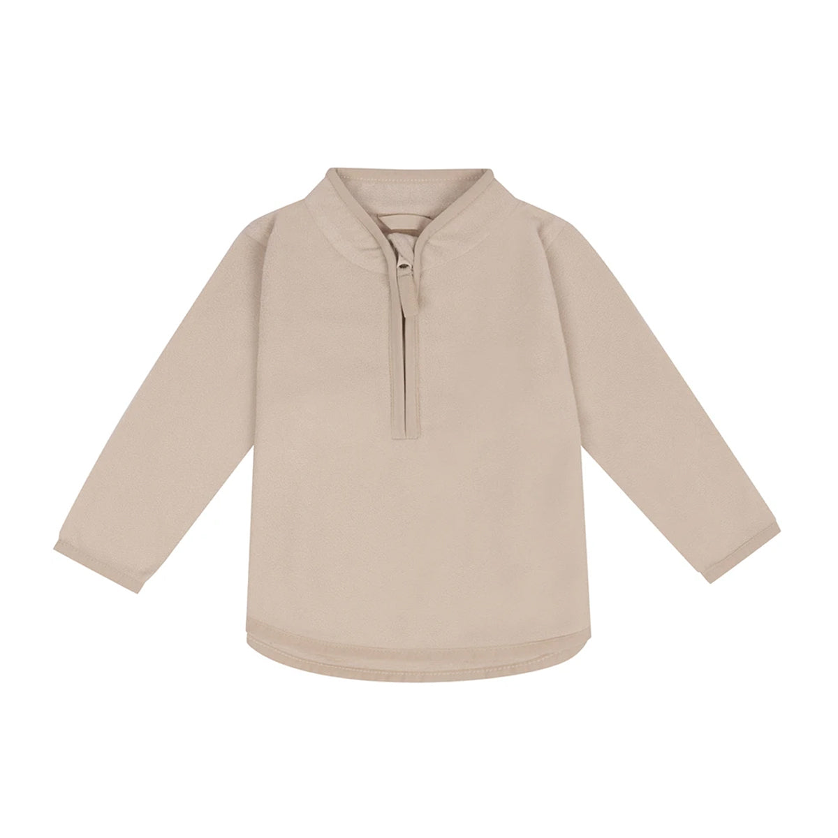 Light Stone - Front - Larkwood Childrens-Kids Lightweight Half Zip Fleece