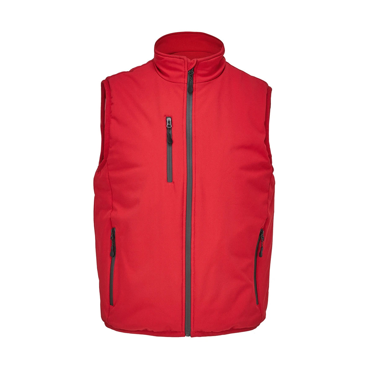 Pepper Red - Front - SOLS Unisex Adult Falcon Padded Body Warmer