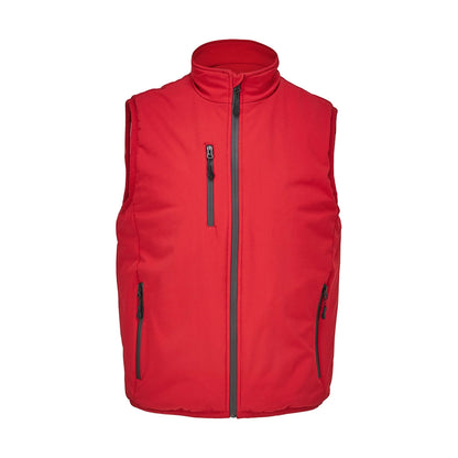 Pepper Red - Front - SOLS Unisex Adult Falcon Padded Body Warmer