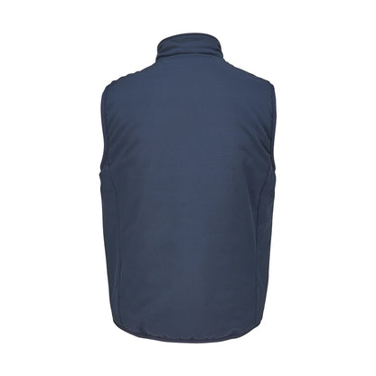 Abyss Blue - Back - SOLS Unisex Adult Falcon Padded Body Warmer