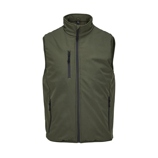 Army - Front - SOLS Unisex Adult Falcon Padded Body Warmer
