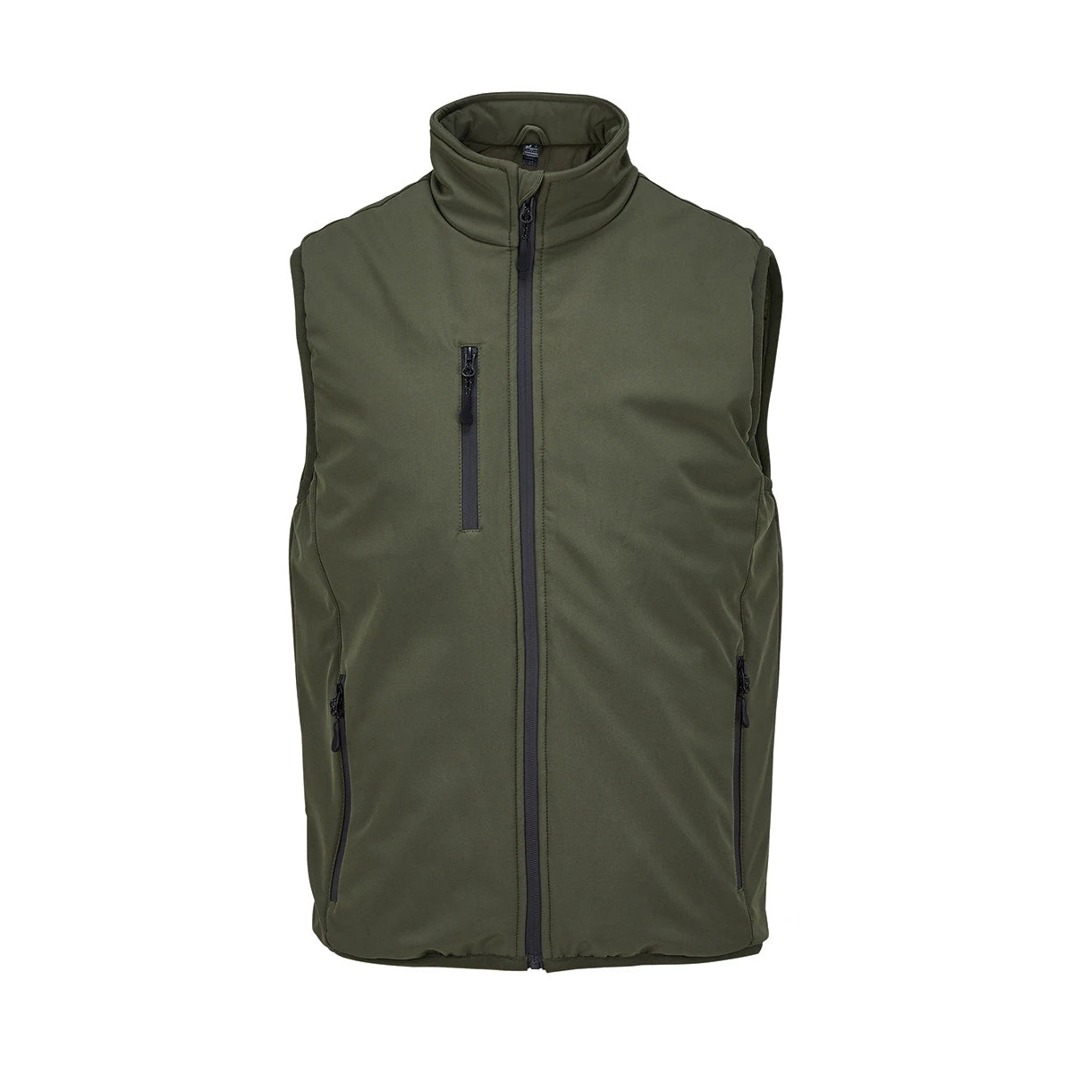 Army - Front - SOLS Unisex Adult Falcon Padded Body Warmer