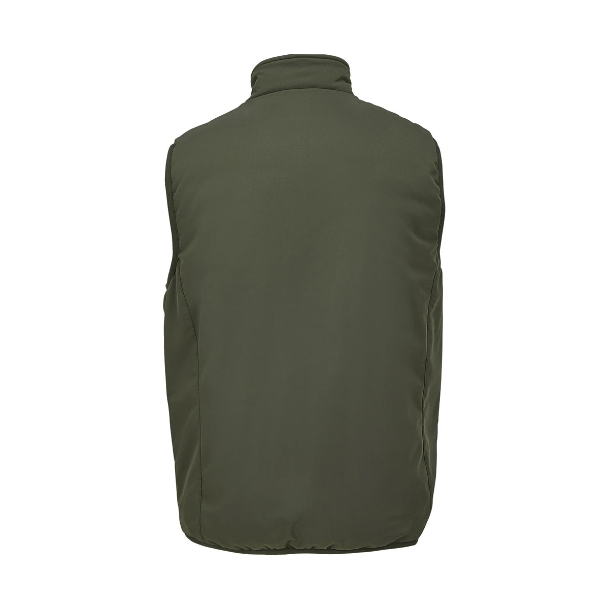 Army - Back - SOLS Unisex Adult Falcon Padded Body Warmer