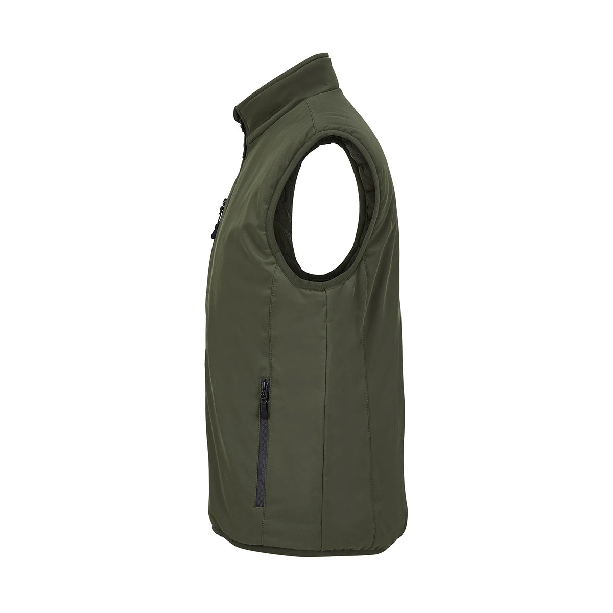 Army - Side - SOLS Unisex Adult Falcon Padded Body Warmer