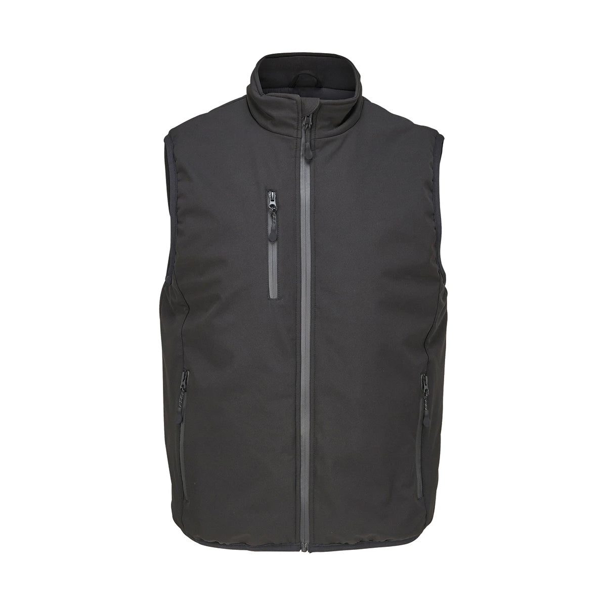 Black - Front - SOLS Unisex Adult Falcon Padded Body Warmer