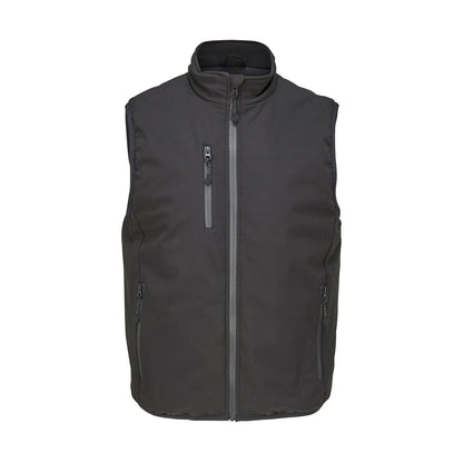 Black - Front - SOLS Unisex Adult Falcon Padded Body Warmer