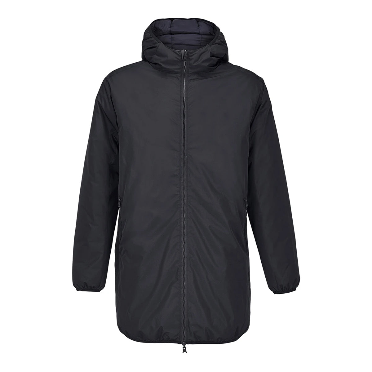 Black - Front - SOLS Unisex Adult Reversible Parka