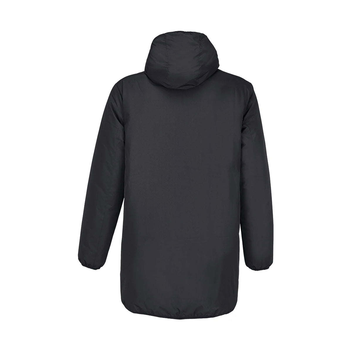 Black - Back - SOLS Unisex Adult Reversible Parka