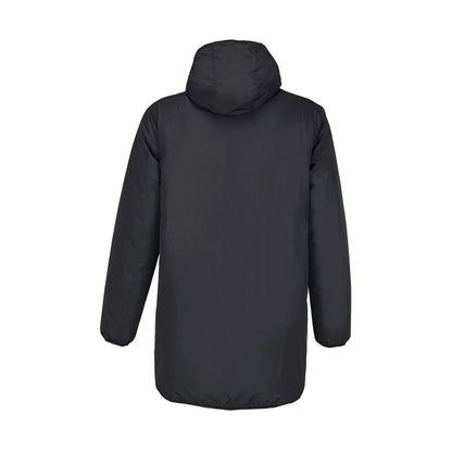 Black - Back - SOLS Unisex Adult Reversible Parka