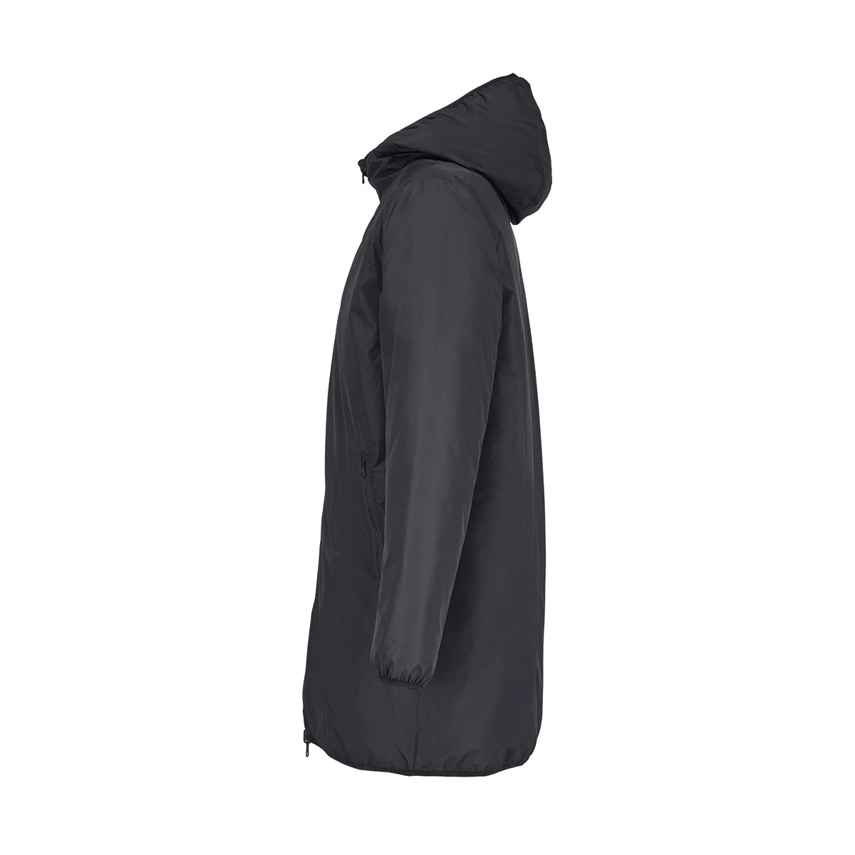 Black - Side - SOLS Unisex Adult Reversible Parka