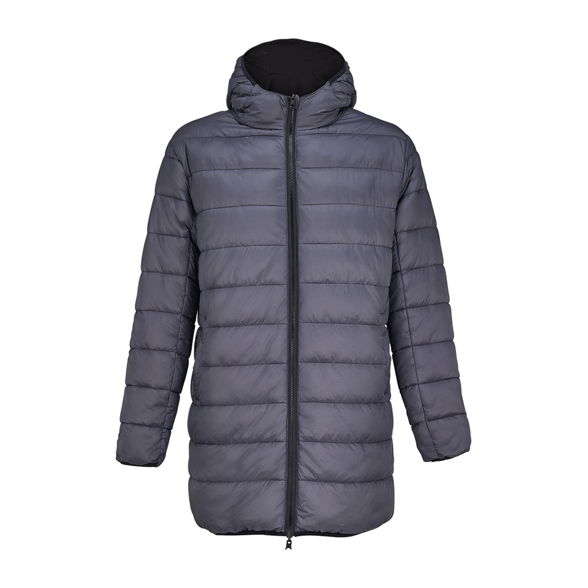 Black - Lifestyle - SOLS Unisex Adult Reversible Parka