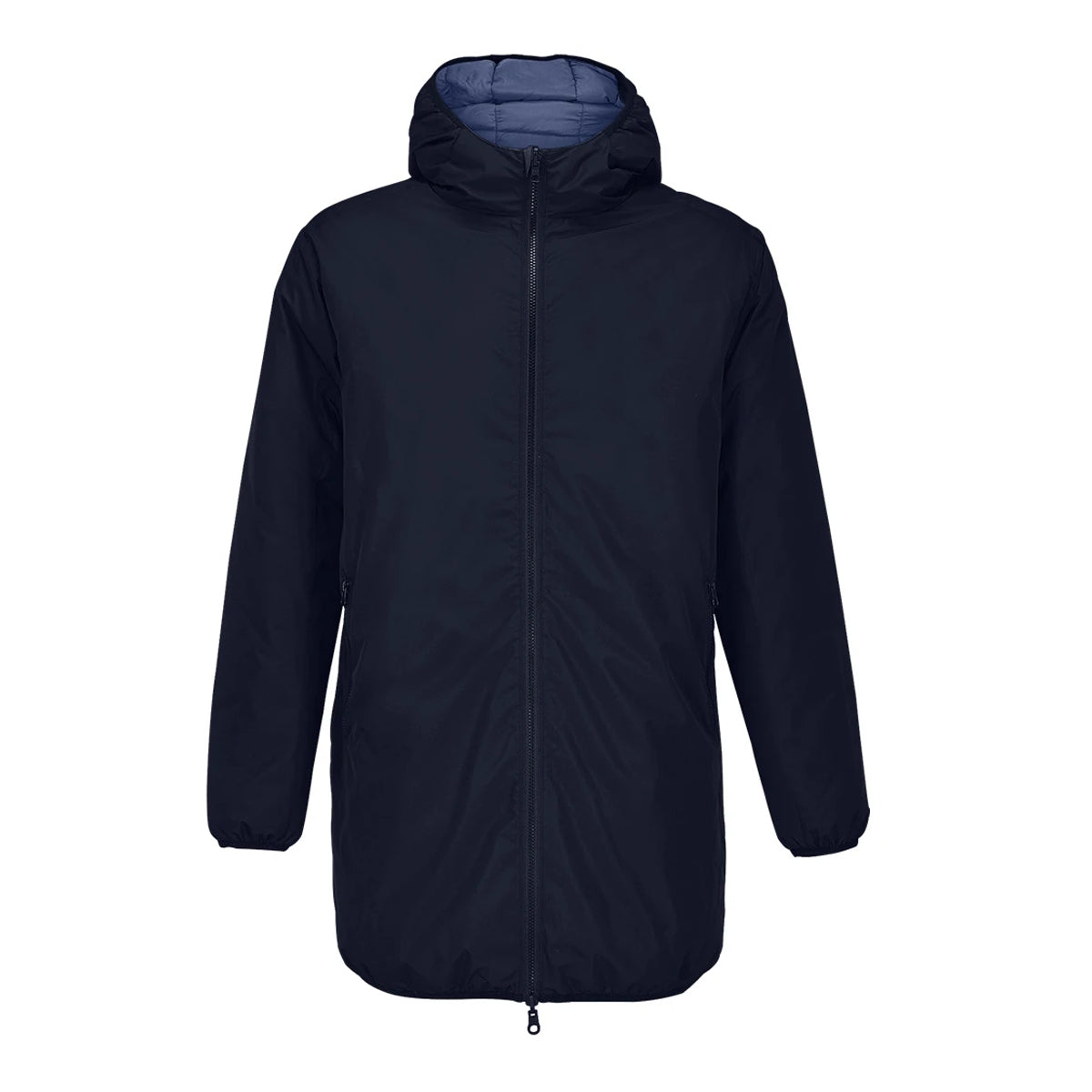 French Navy - Front - SOLS Unisex Adult Reversible Parka