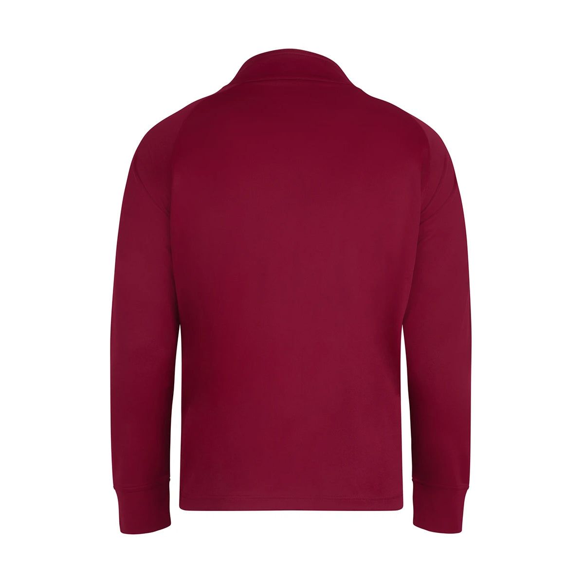 Burgundy - Back - Finden & Hales Mens Tracksuit Top